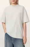 Allsaints Cotton Dreamer Short Sleeve Oversized Graphic T-shirt In Neutral