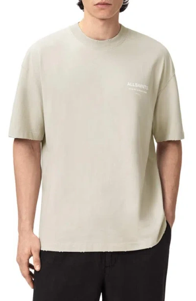 Allsaints Dreamer Graphic Cotton Crewneck T-shirt In Neutral