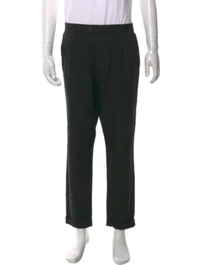 Pre-owned Allsaints Dress Pants In Black