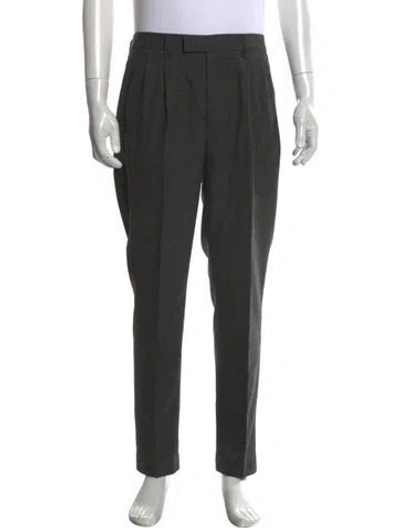 Pre-owned Allsaints Dress Pants In Gray