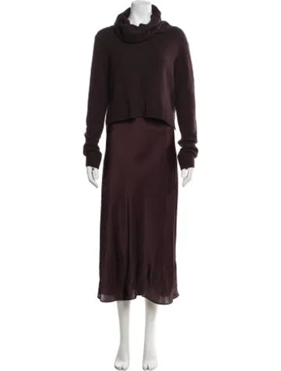 Pre-owned Allsaints Dress Set In Brown