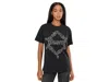 Allsaints Drip Tee In Black