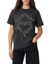 Allsaints Drip Tee In Black