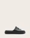Allsaints Dune Slip On Logo Slides In Black