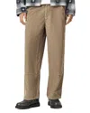 Allsaints Mens Gull Brown Dunstan Straight-leg Corduroy Trousers In Neutral