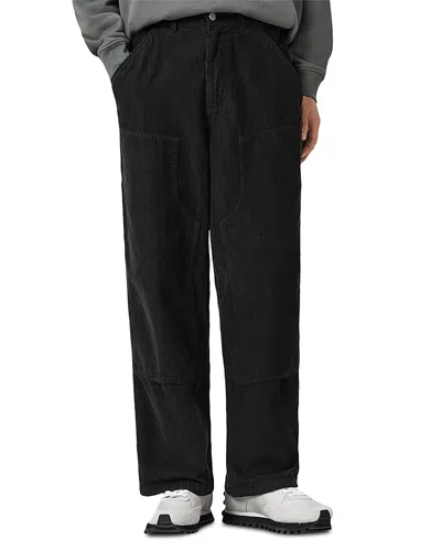 Allsaints Dunstan Relaxed Fit Trousers In Black
