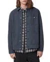 Allsaints Eavis Relaxed Fit Chore Jacket In Fountain Blue