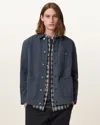 Allsaints Eavis Relaxed Fit Chore Jacket In Fountain Blue