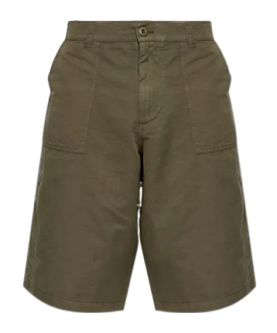 Allsaints Echo Relaxed Cargo Shorts In Green