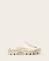 Allsaints Eclipse Platform Slide Sandal In Gold