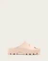 Allsaints Eclipse Flatform Logo Sliders In Rose Dust Pink