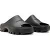 Allsaints Eclipse Logo-embossed Rubber Sliders In Black