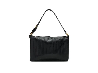 ALLSAINTS EDBURY PANEL SHOULDER SHOULDER HANDBAGS BLACK: ONE SIZE