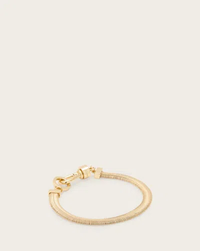 Allsaints Eden Chain Bracelet In Gold