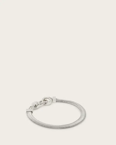 Allsaints Eden Chain Bracelet In Silver