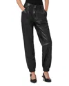 Allsaints El Carpenter Leather Pants In Black