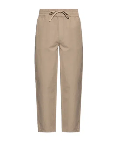 Allsaints Elastic Waist Casual Pants In Nude