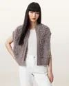 Allsaints Elias Vest In Brown