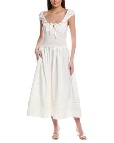 Allsaints Eliza Maxi Dress In White