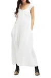 ALLSAINTS ELIZA SMOCKED BODICE MAXI DRESS