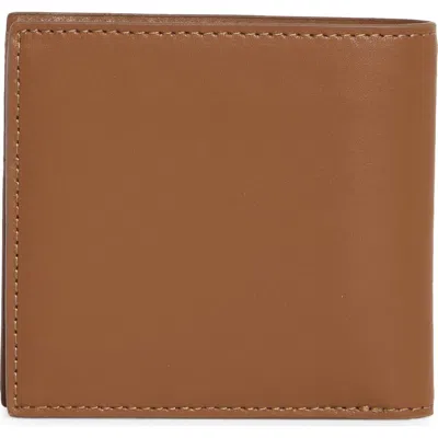 Allsaints Elkka Bifold Leather Wallet In Sepia Brown
