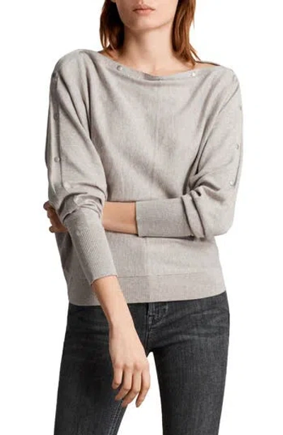 Allsaints Elle Sweater In Gray