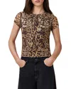 Allsaints Ellie Mesh Print T-shirt
