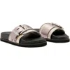 Allsaints Ellie Raffia Stud Slide Sandal