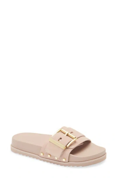 Allsaints Ellie Stud Slide Sandal In Rose Dust Pink