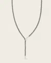 Allsaints Ellie Y Shape Necklace In Silver