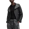 Allsaints Ellis Biker Jacket In Black