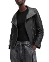 Allsaints Ellis Biker Jacket In Black