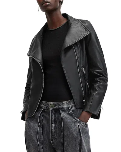 ALLSAINTS ELLIS LEATHER BIKER JACKET