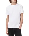 Allsaints Mens Opticwhite Tonic Crewneck Cotton-jersey T-shirt Xl In Chalk White