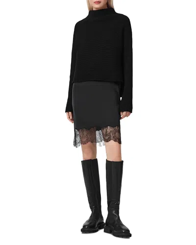 Allsaints Eloise 2-in-1 Dress In Black