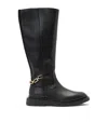 Allsaints Embellished Escher Knee-high Boots In Black