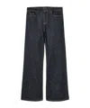 Allsaints Ember Flared Bootcut Jeans In Black