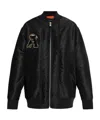 Allsaints Embroidered Bomber Jacket In Black