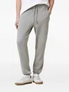 Allsaints Raven Cuffed Slim Fit Ramskull Sweatpants In Gray