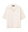 Allsaints Mens Jetstream Whit Rialto Oversized Woven Shirt In White