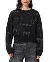 Allsaints Embroidered Separo Sweatshirt In Multi