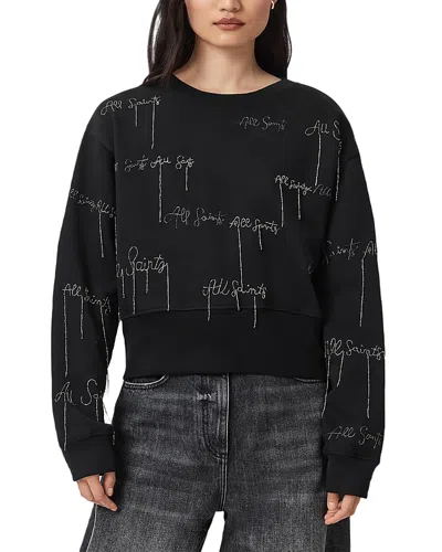 Allsaints Embroidered Separo Sweatshirt In Multi