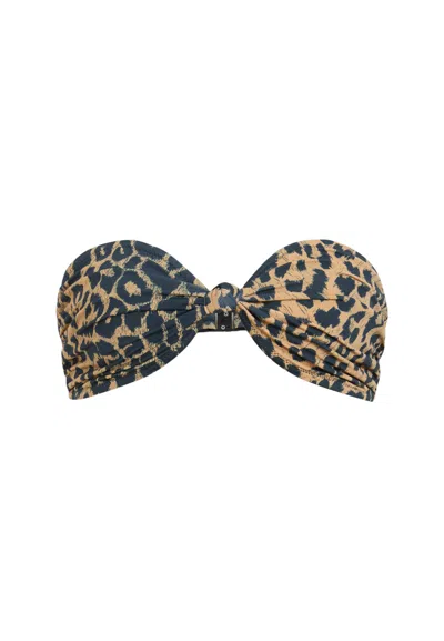 Allsaints Emma Bikini Bandeau In Multi
