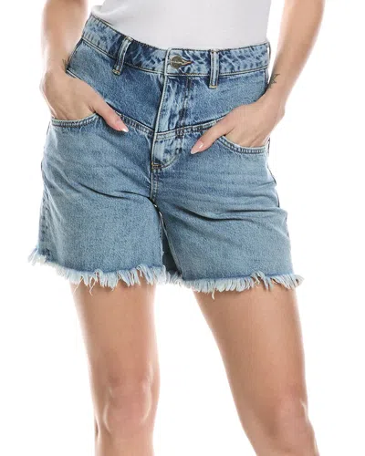 Allsaints Emmy Vintage Indigo Short In Blue