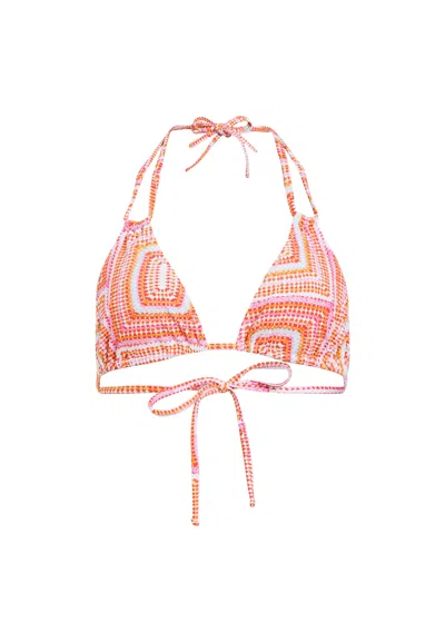 Allsaints Erica Bikini Top In Multi