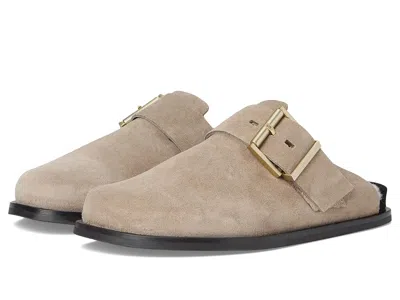 Allsaints Eris Suede Mule In Gray