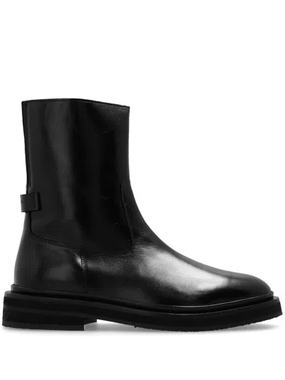 Allsaints Escher Ankle Boots In Black