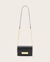 Allsaints Etta Leather Clutch, In Black