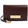 Allsaints Etta Leather Clutch In Red