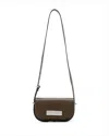 Allsaints Etta Leather Satchel Crossbody Bag In Green